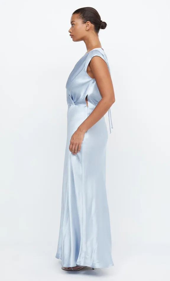Woman Bec Bridge Maxi Dresses MOON DANCE MAXI DRESS Dusty Blue Woman Bec Bridge Maxi Dresses MOON DANCE MAXI DRESS Dusty Blue