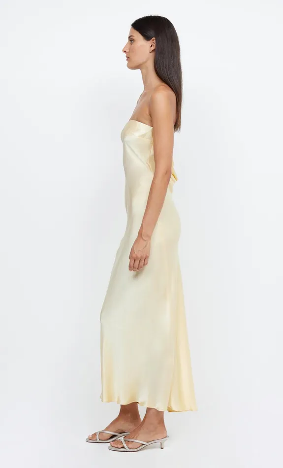 Woman Bec Bridge Maxi Dresses MOON DANCE STRAPLESS DRESS Ice Yellow Woman Bec Bridge Maxi Dresses MOON DANCE STRAPLESS DRESS Ice Yellow