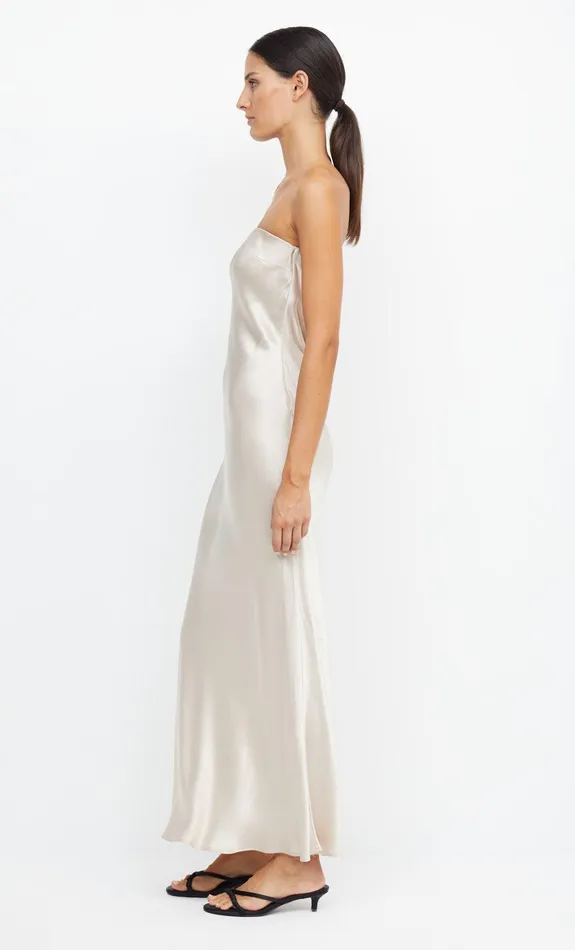 Woman Bec Bridge Maxi Dresses MOON DANCE STRAPLESS DRESS Sand Woman Bec Bridge Maxi Dresses MOON DANCE STRAPLESS DRESS Sand