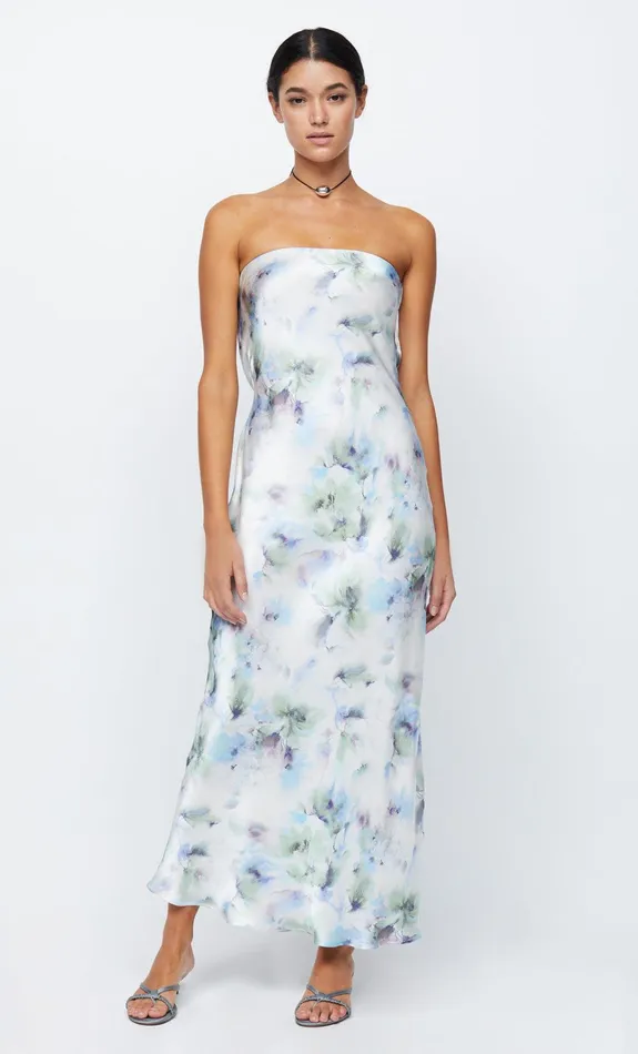 Woman Bec Bridge Maxi Dresses MOON DANCE STRAPLESS DRESS Watercolour Floral Woman Bec Bridge Maxi Dresses MOON DANCE STRAPLESS DRESS Watercolour Floral