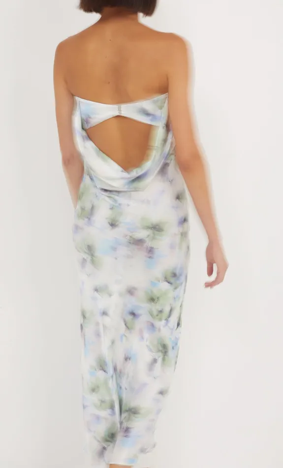 Woman Bec Bridge Maxi Dresses MOON DANCE STRAPLESS DRESS Watercolour Floral Woman Bec Bridge Maxi Dresses MOON DANCE STRAPLESS DRESS Watercolour Floral