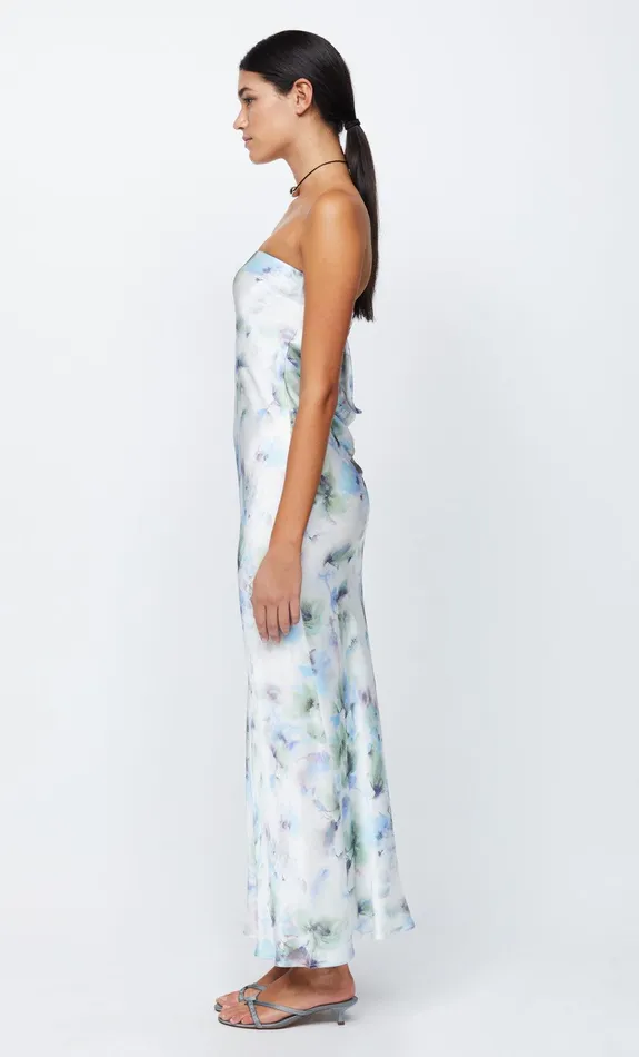 Woman Bec Bridge Maxi Dresses MOON DANCE STRAPLESS DRESS Watercolour Floral Woman Bec Bridge Maxi Dresses MOON DANCE STRAPLESS DRESS Watercolour Floral