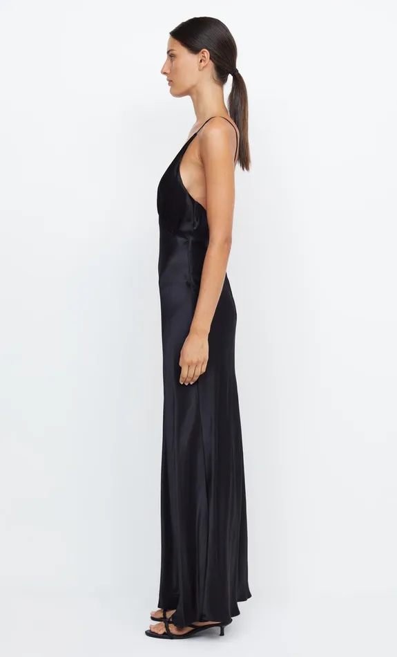 Woman Bec Bridge Maxi Dresses MOON DANCE V MAXI DRESS Black Woman Bec Bridge Maxi Dresses MOON DANCE V MAXI DRESS Black