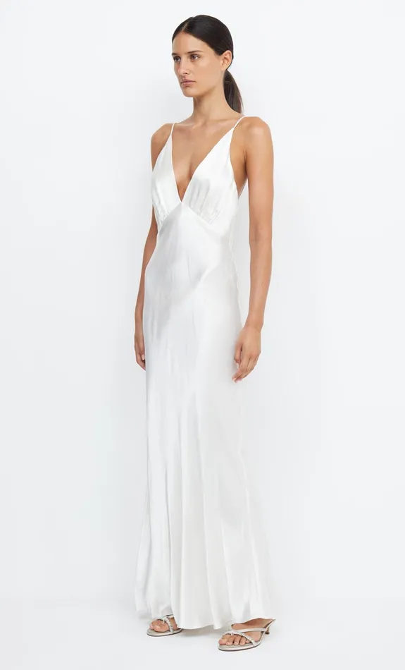 Woman Bec Bridge Maxi Dresses MOON DANCE V MAXI DRESS Ivory Woman Bec Bridge Maxi Dresses MOON DANCE V MAXI DRESS Ivory