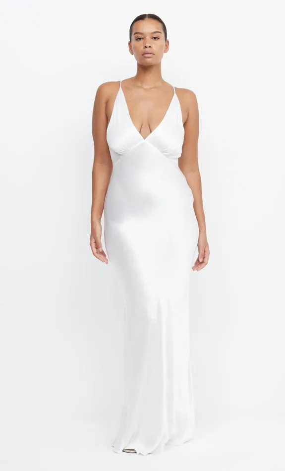 Woman Bec Bridge Maxi Dresses MOON DANCE V MAXI DRESS Ivory Woman Bec Bridge Maxi Dresses MOON DANCE V MAXI DRESS Ivory