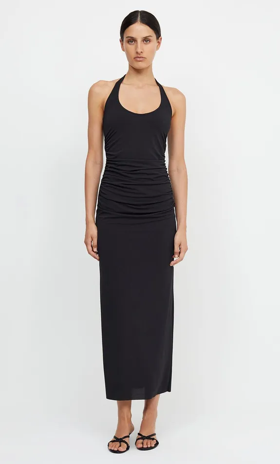 Woman Bec Bridge Maxi Dresses MYLA HALTER MAXI DRESS Black
