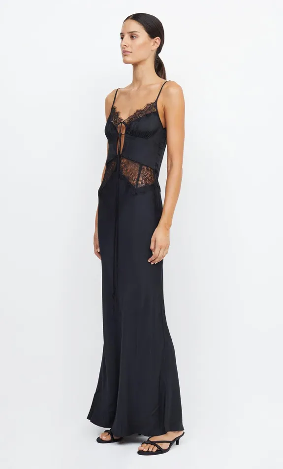 Woman Bec Bridge Maxi Dresses NICOLETTE MAXI DRESS Black Woman Bec Bridge Maxi Dresses NICOLETTE MAXI DRESS Black