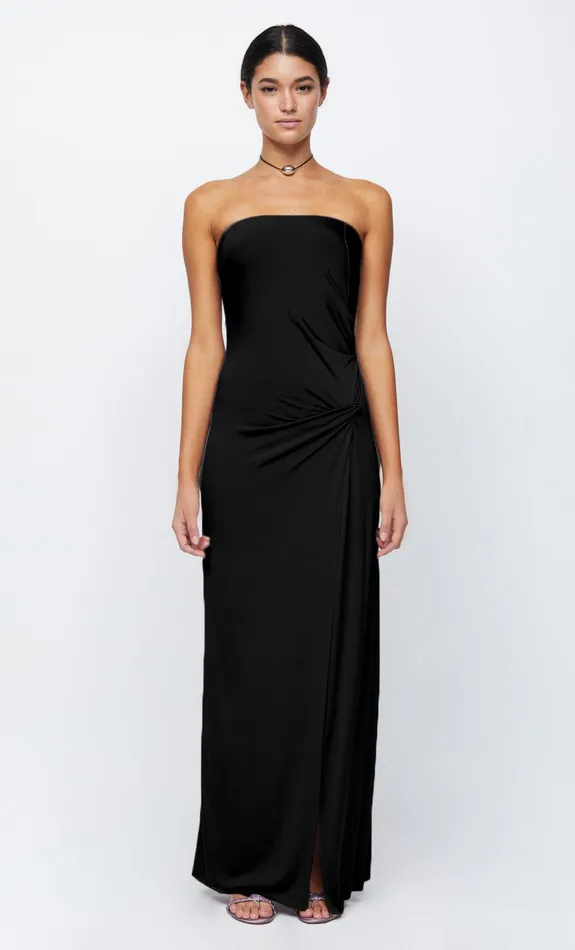 Woman Bec Bridge Maxi Dresses PETRA STRAPLESS MAXI DRESS Black