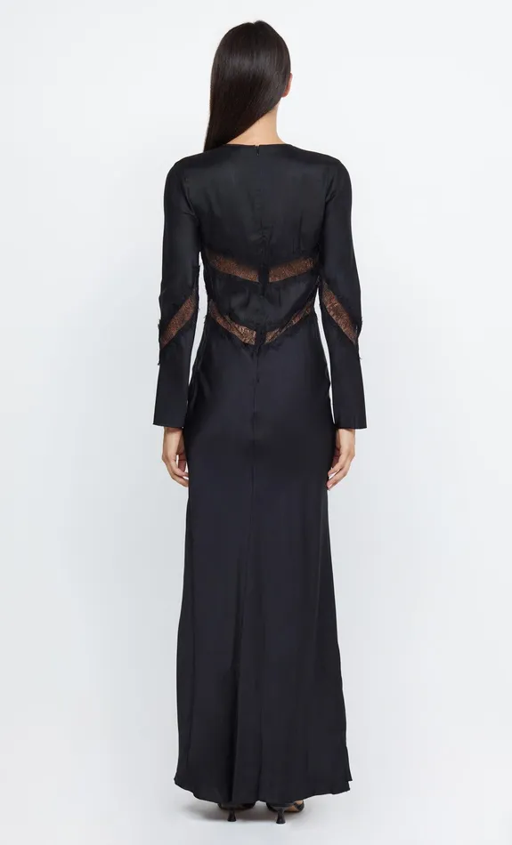 Woman Bec Bridge Maxi Dresses SPENCER LACE LONG SLEEVE MAXI DRESS BlackBlack Woman Bec Bridge Maxi Dresses SPENCER LACE LONG SLEEVE MAXI DRESS BlackBlack
