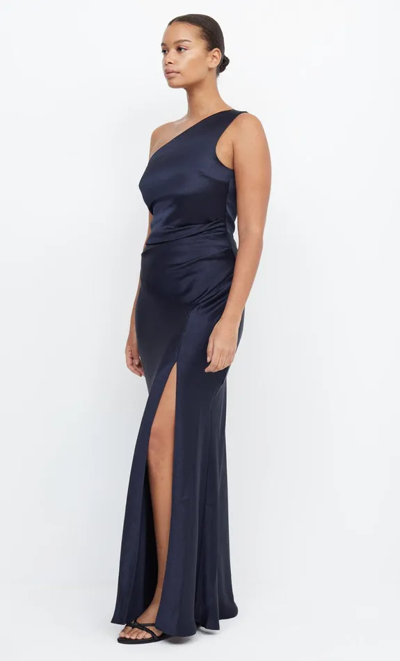Woman Bec Bridge Maxi Dresses THE DREAMER ASYM DRESS Ink Woman Bec Bridge Maxi Dresses THE DREAMER ASYM DRESS Ink