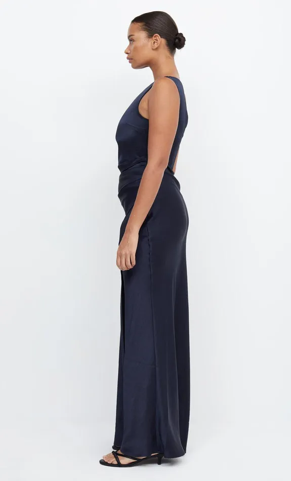 Woman Bec Bridge Maxi Dresses THE DREAMER ASYM DRESS Ink Woman Bec Bridge Maxi Dresses THE DREAMER ASYM DRESS Ink