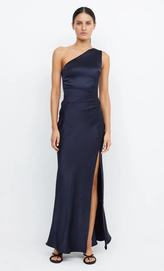 Woman Bec Bridge Maxi Dresses THE DREAMER ASYM DRESS Ink Woman Bec Bridge Maxi Dresses THE DREAMER ASYM DRESS Ink