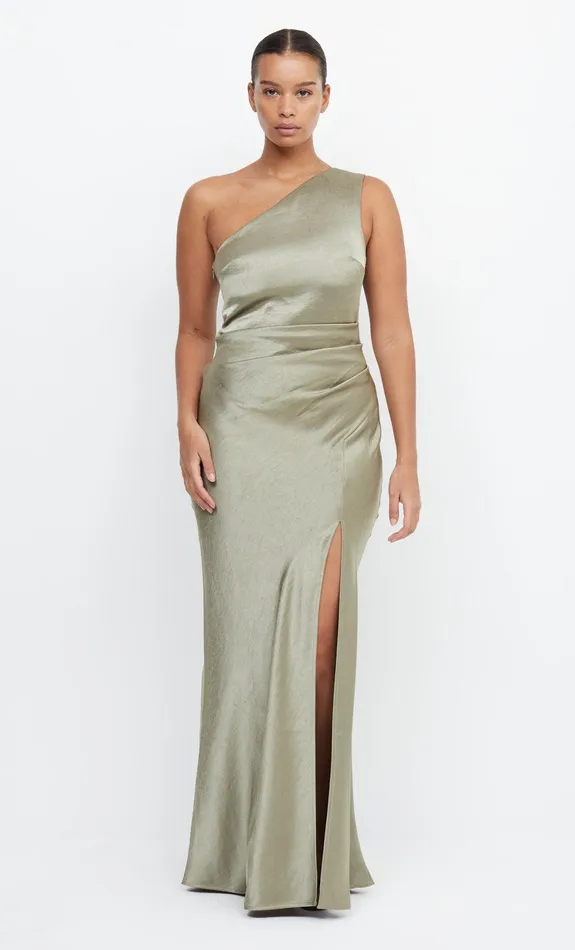 Woman Bec Bridge Maxi Dresses THE DREAMER ASYM DRESS Sage