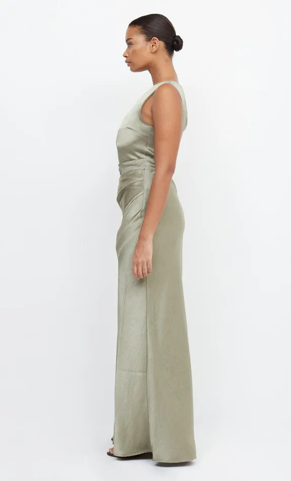 Woman Bec Bridge Maxi Dresses THE DREAMER ASYM DRESS Sage Woman Bec Bridge Maxi Dresses THE DREAMER ASYM DRESS Sage