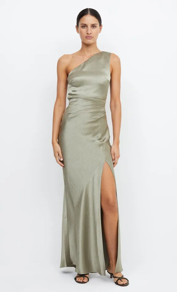Woman Bec Bridge Maxi Dresses THE DREAMER ASYM DRESS Sage Woman Bec Bridge Maxi Dresses THE DREAMER ASYM DRESS Sage