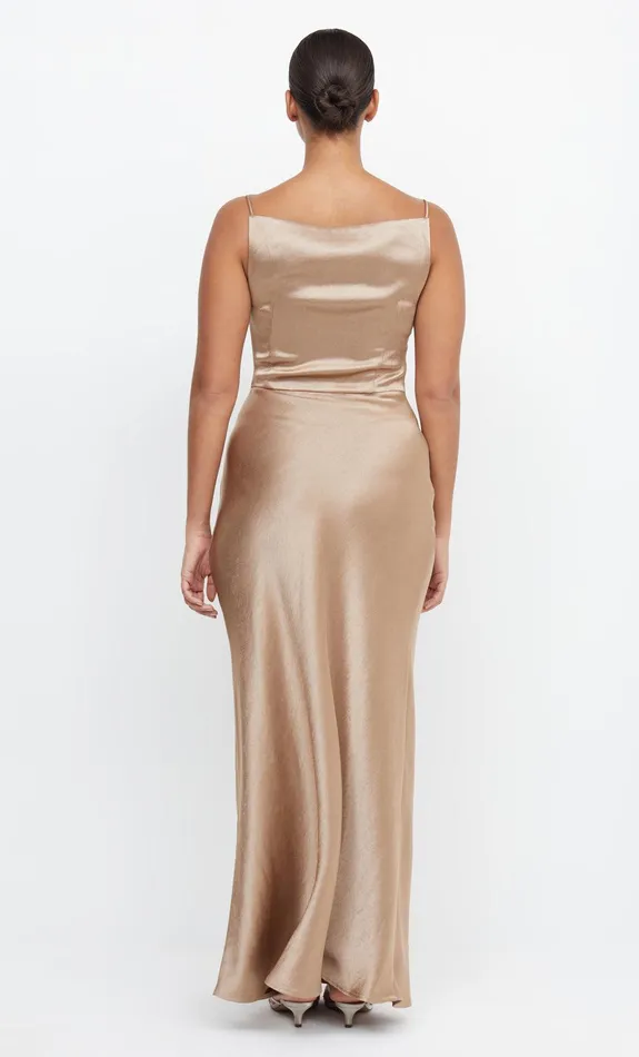 Woman Bec Bridge Maxi Dresses THE DREAMER MAXI DRESS Golden Woman Bec Bridge Maxi Dresses THE DREAMER MAXI DRESS Golden