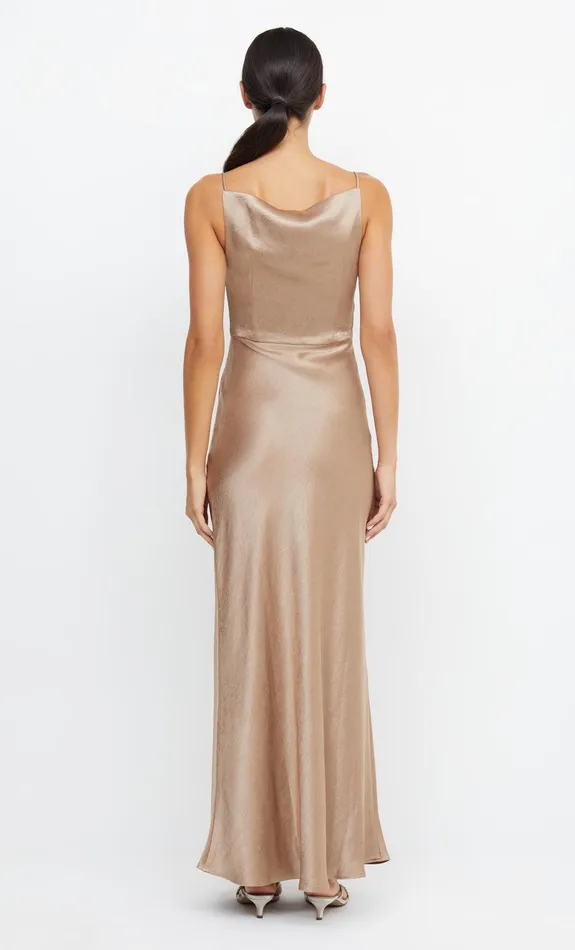 Woman Bec Bridge Maxi Dresses THE DREAMER MAXI DRESS Golden Woman Bec Bridge Maxi Dresses THE DREAMER MAXI DRESS Golden
