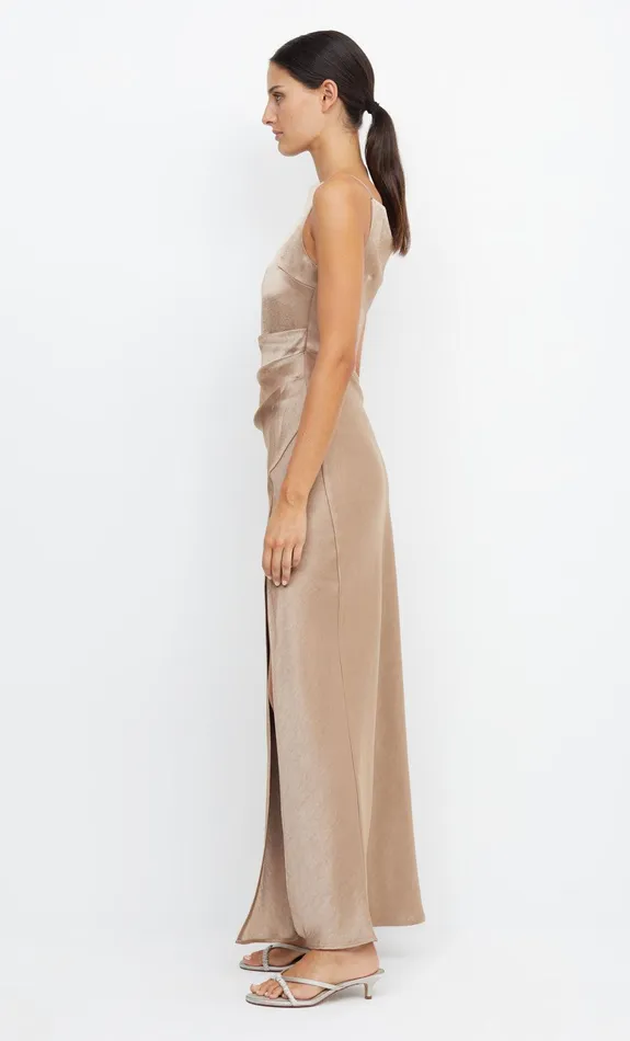 Woman Bec Bridge Maxi Dresses THE DREAMER MAXI DRESS Golden Woman Bec Bridge Maxi Dresses THE DREAMER MAXI DRESS Golden