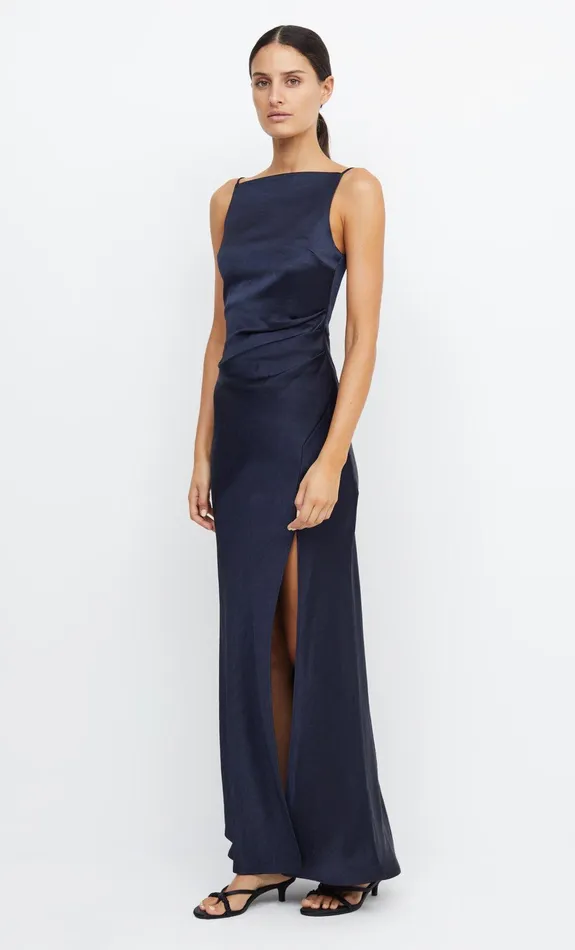 Woman Bec Bridge Maxi Dresses THE DREAMER MAXI DRESS Ink Woman Bec Bridge Maxi Dresses THE DREAMER MAXI DRESS Ink