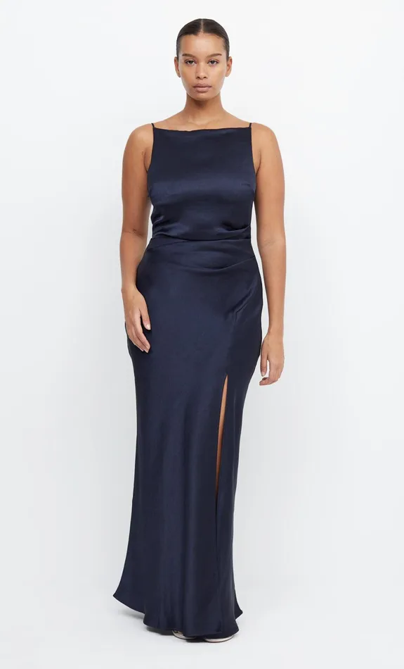 Woman Bec Bridge Maxi Dresses THE DREAMER MAXI DRESS Ink Woman Bec Bridge Maxi Dresses THE DREAMER MAXI DRESS Ink