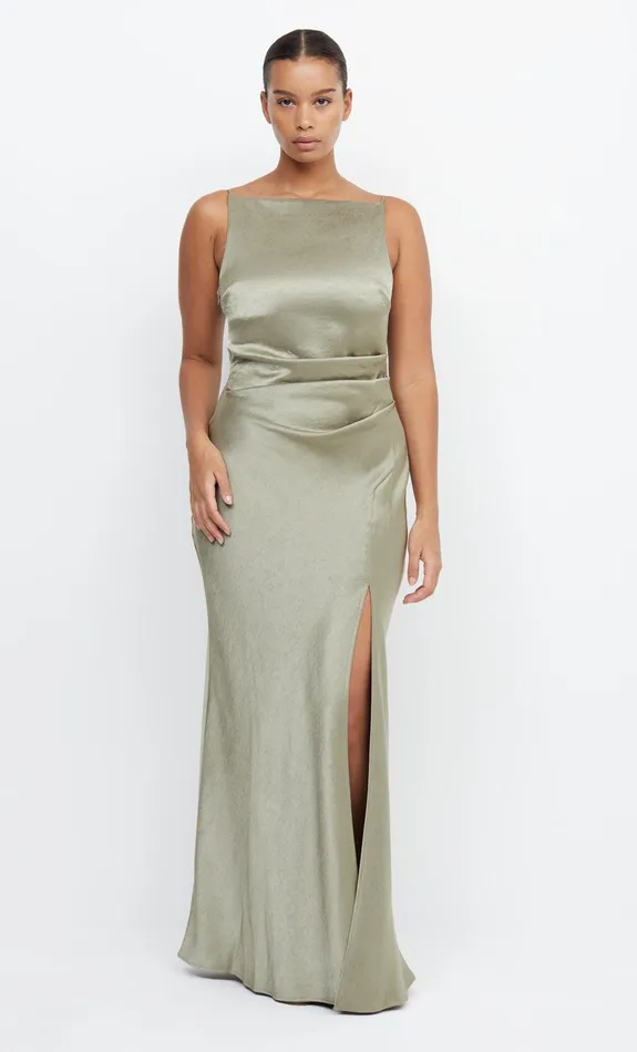 Woman Bec Bridge Maxi Dresses THE DREAMER MAXI DRESS Sage Woman Bec Bridge Maxi Dresses THE DREAMER MAXI DRESS Sage