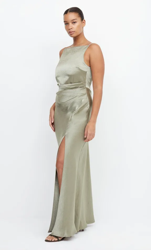 Woman Bec Bridge Maxi Dresses THE DREAMER MAXI DRESS Sage Woman Bec Bridge Maxi Dresses THE DREAMER MAXI DRESS Sage