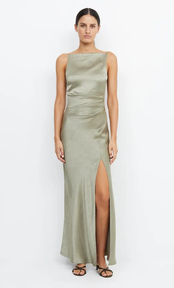 Woman Bec Bridge Maxi Dresses THE DREAMER MAXI DRESS Sage Woman Bec Bridge Maxi Dresses THE DREAMER MAXI DRESS Sage