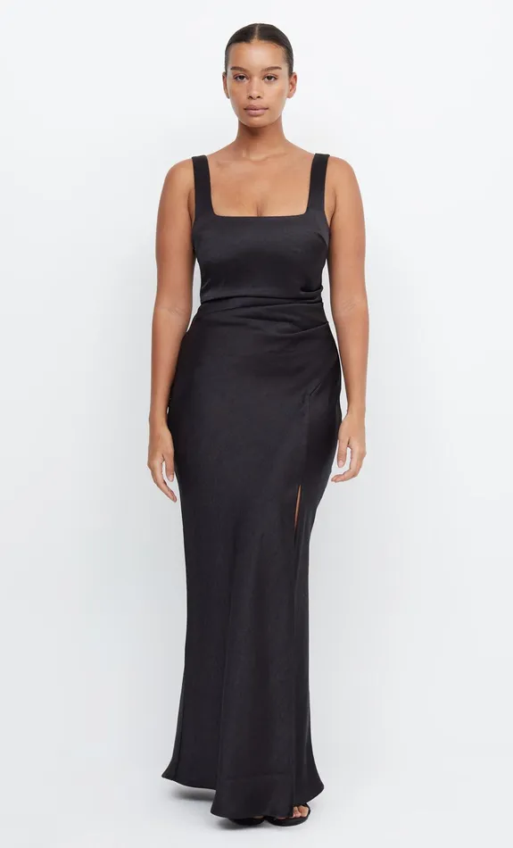Woman Bec Bridge Maxi Dresses THE DREAMER SQUARE NECK DRESS Black