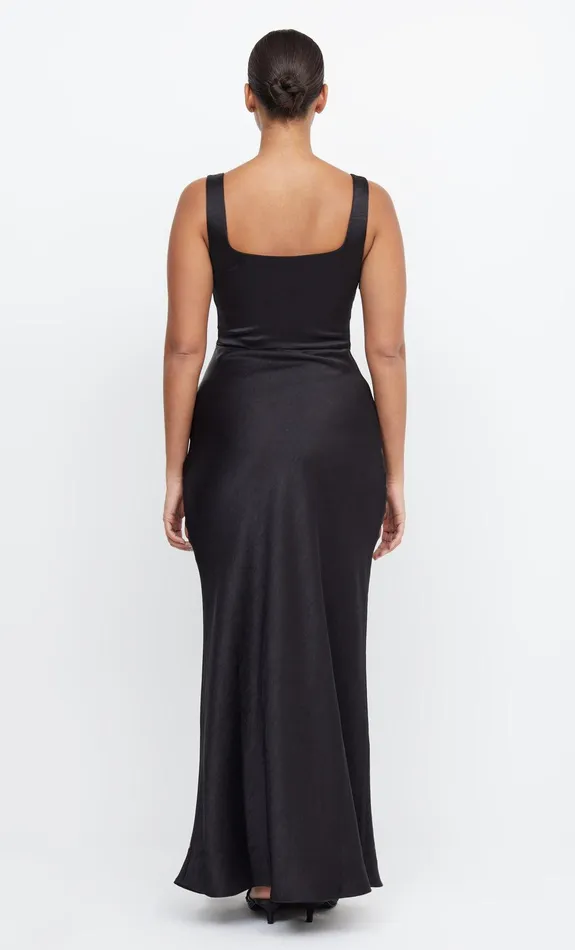 Woman Bec Bridge Maxi Dresses THE DREAMER SQUARE NECK DRESS Black Woman Bec Bridge Maxi Dresses THE DREAMER SQUARE NECK DRESS Black