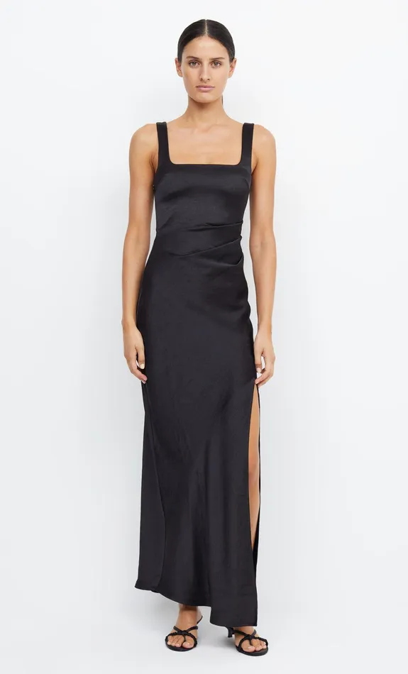 Woman Bec Bridge Maxi Dresses THE DREAMER SQUARE NECK DRESS Black Woman Bec Bridge Maxi Dresses THE DREAMER SQUARE NECK DRESS Black