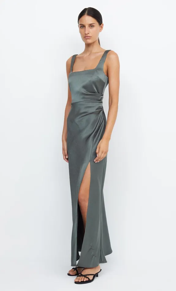 Woman Bec Bridge Maxi Dresses THE DREAMER SQUARE NECK DRESS Dark Willow Woman Bec Bridge Maxi Dresses THE DREAMER SQUARE NECK DRESS Dark Willow