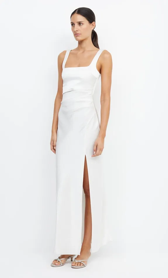 Woman Bec Bridge Maxi Dresses THE DREAMER SQUARE NECK DRESS Ivory Woman Bec Bridge Maxi Dresses THE DREAMER SQUARE NECK DRESS Ivory