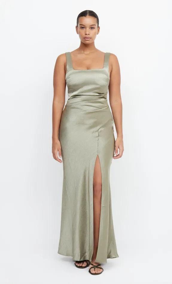 Woman Bec Bridge Maxi Dresses THE DREAMER SQUARE NECK DRESS Sage