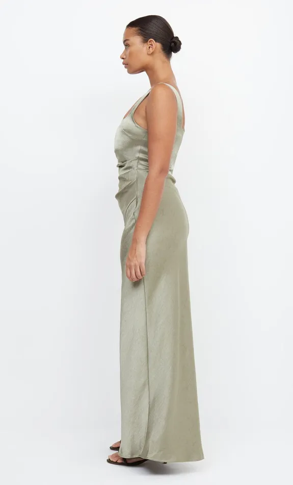 Woman Bec Bridge Maxi Dresses THE DREAMER SQUARE NECK DRESS Sage Woman Bec Bridge Maxi Dresses THE DREAMER SQUARE NECK DRESS Sage