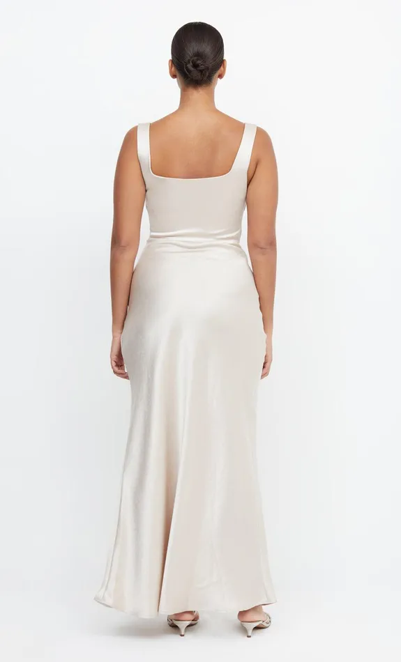 Woman Bec Bridge Maxi Dresses THE DREAMER SQUARE NECK DRESS Sand Woman Bec Bridge Maxi Dresses THE DREAMER SQUARE NECK DRESS Sand