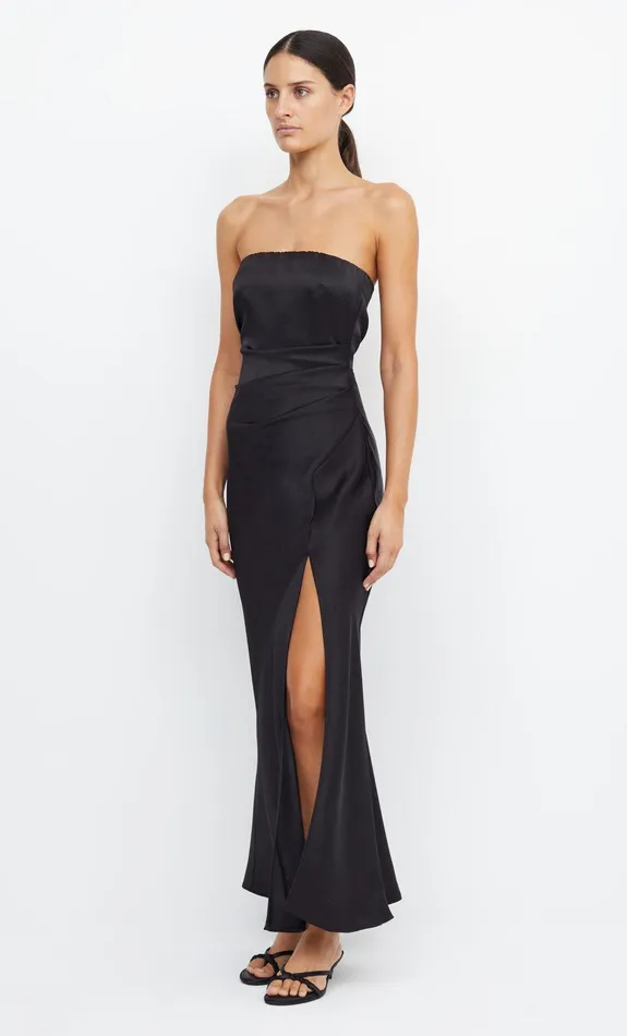 Woman Bec Bridge Maxi Dresses THE DREAMER STRAPLESS DRESS Black Woman Bec Bridge Maxi Dresses THE DREAMER STRAPLESS DRESS Black