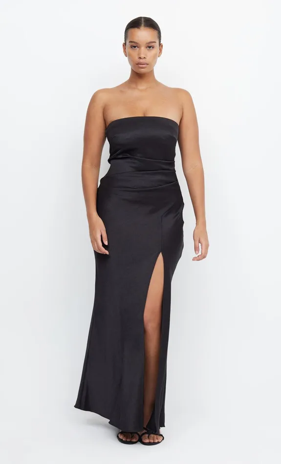 Woman Bec Bridge Maxi Dresses THE DREAMER STRAPLESS DRESS Black Woman Bec Bridge Maxi Dresses THE DREAMER STRAPLESS DRESS Black