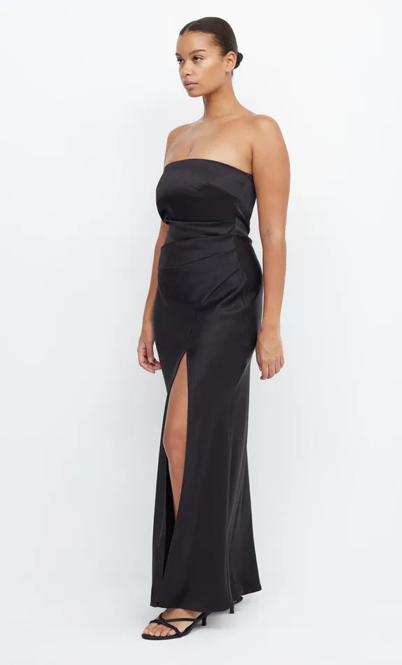 Woman Bec Bridge Maxi Dresses THE DREAMER STRAPLESS DRESS Black Woman Bec Bridge Maxi Dresses THE DREAMER STRAPLESS DRESS Black