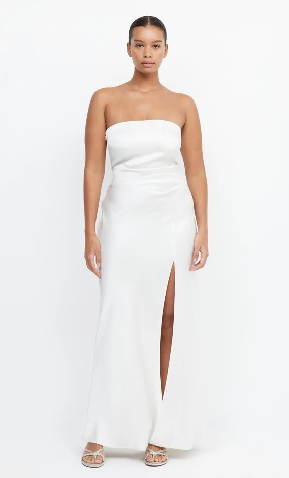 Woman Bec Bridge Maxi Dresses THE DREAMER STRAPLESS DRESS Ivory Woman Bec Bridge Maxi Dresses THE DREAMER STRAPLESS DRESS Ivory