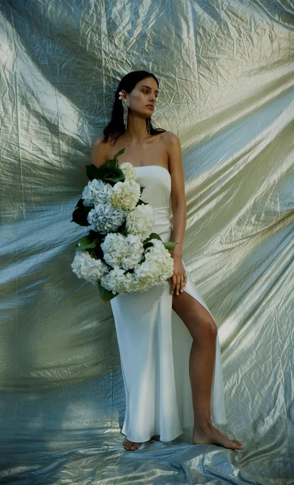 Woman Bec Bridge Maxi Dresses THE DREAMER STRAPLESS DRESS Ivory Woman Bec Bridge Maxi Dresses THE DREAMER STRAPLESS DRESS Ivory