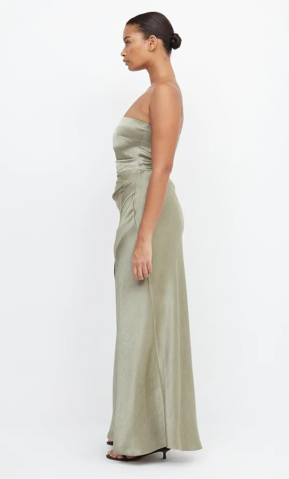 Woman Bec Bridge Maxi Dresses THE DREAMER STRAPLESS DRESS Sage Woman Bec Bridge Maxi Dresses THE DREAMER STRAPLESS DRESS Sage