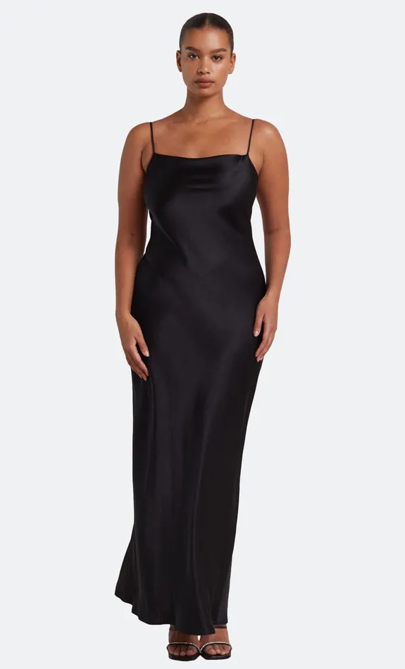 Woman Bec Bridge Maxi Dresses THE DREAMER TIE DRESS Black
