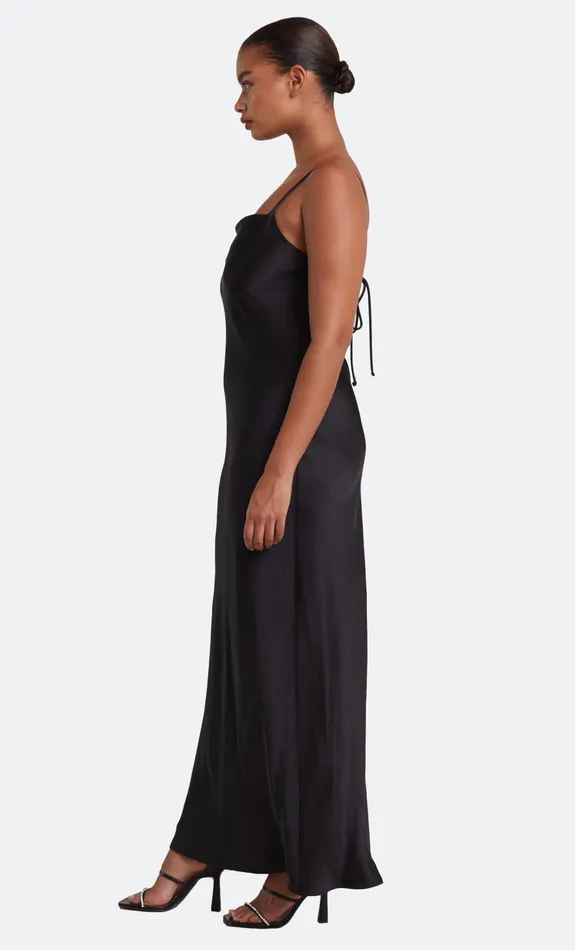 Woman Bec Bridge Maxi Dresses THE DREAMER TIE DRESS Black Woman Bec Bridge Maxi Dresses THE DREAMER TIE DRESS Black