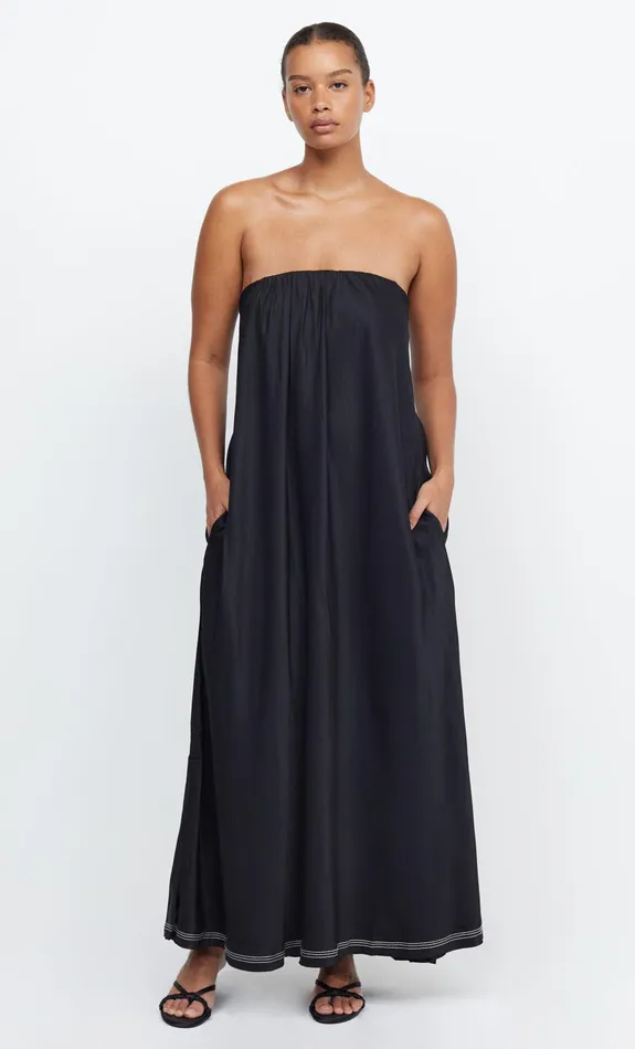 Woman Bec Bridge Maxi Dresses TILLIE STRAPLESS MAXI DRESS Black Woman Bec Bridge Maxi Dresses TILLIE STRAPLESS MAXI DRESS Black