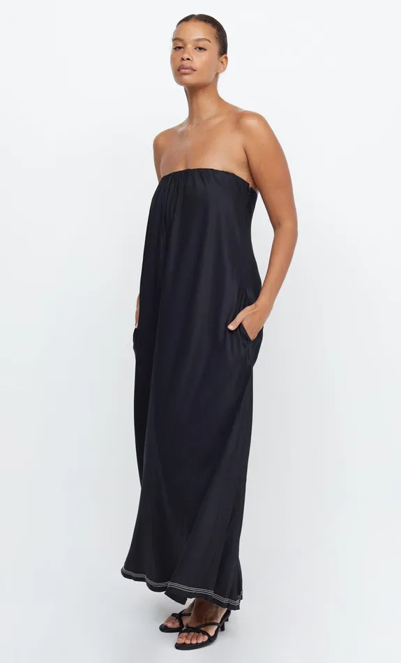Woman Bec Bridge Maxi Dresses TILLIE STRAPLESS MAXI DRESS Black Woman Bec Bridge Maxi Dresses TILLIE STRAPLESS MAXI DRESS Black