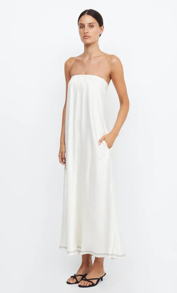 Woman Bec Bridge Maxi Dresses TILLIE STRAPLESS MAXI DRESS Ivory Woman Bec Bridge Maxi Dresses TILLIE STRAPLESS MAXI DRESS Ivory