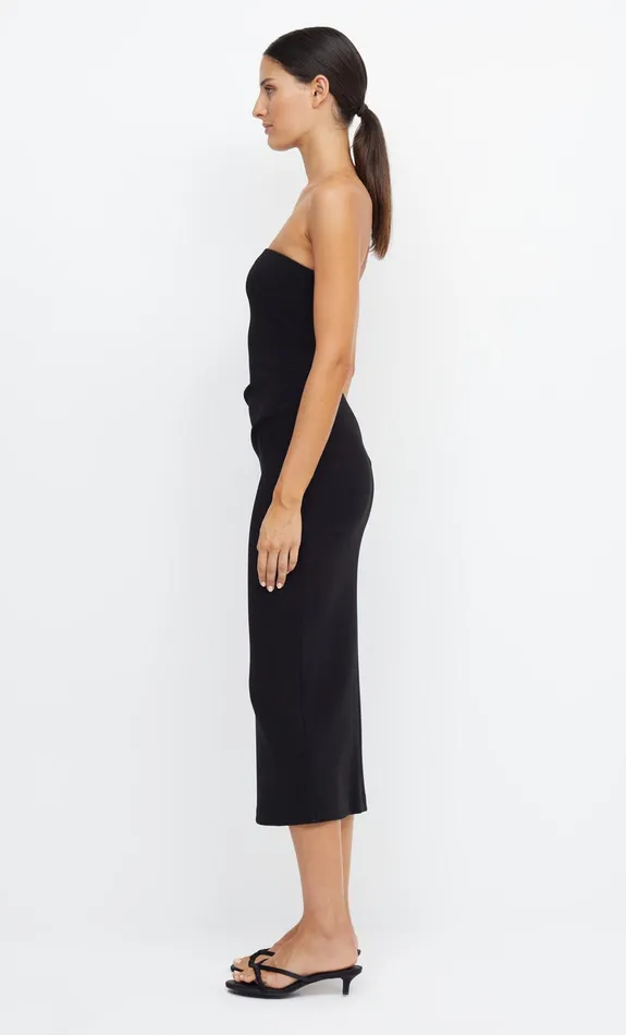 Woman Bec Bridge Midi Dresses BE MINE STRAPLESS MIDI DRESS Black Woman Bec Bridge Midi Dresses BE MINE STRAPLESS MIDI DRESS Black