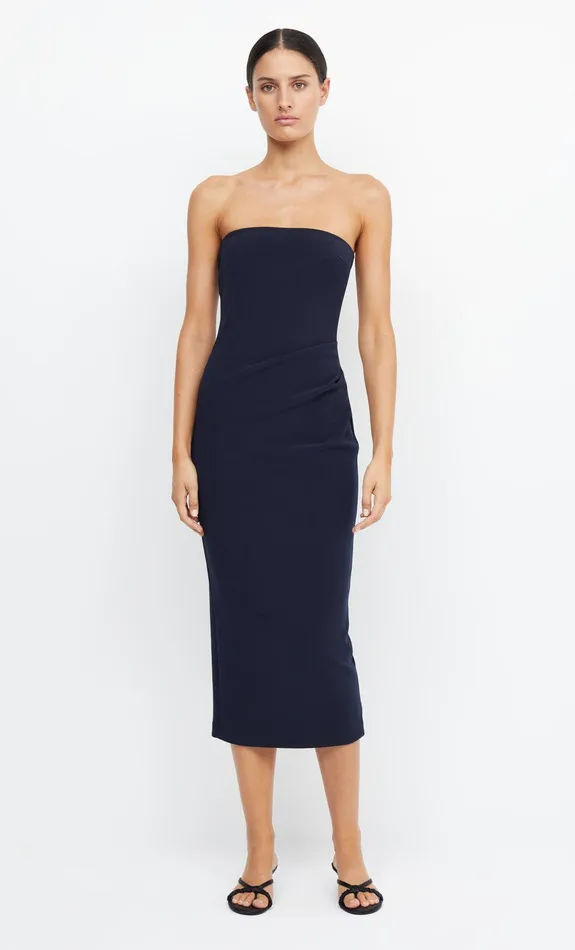 Woman Bec Bridge Midi Dresses BE MINE STRAPLESS MIDI DRESS Ink Woman Bec Bridge Midi Dresses BE MINE STRAPLESS MIDI DRESS Ink