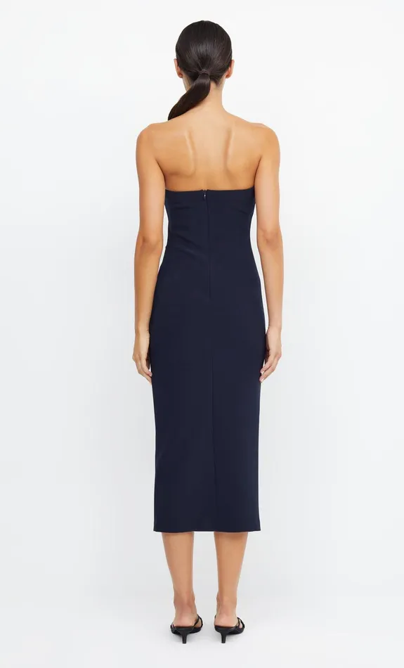 Woman Bec Bridge Midi Dresses BE MINE STRAPLESS MIDI DRESS Ink Woman Bec Bridge Midi Dresses BE MINE STRAPLESS MIDI DRESS Ink