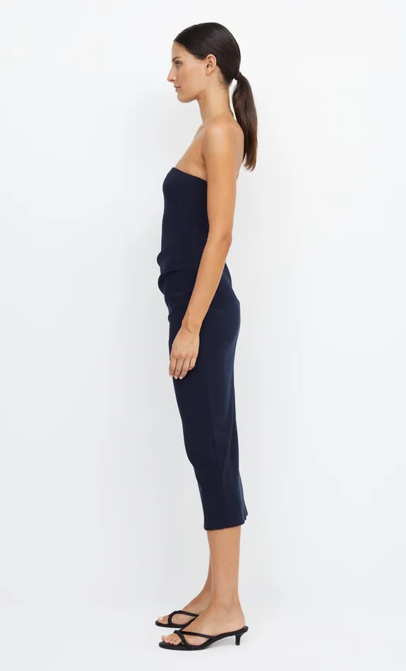 Woman Bec Bridge Midi Dresses BE MINE STRAPLESS MIDI DRESS Ink Woman Bec Bridge Midi Dresses BE MINE STRAPLESS MIDI DRESS Ink